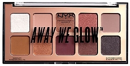 Fragrances, Perfumes, Cosmetics Eyeshadow Palette - NYX Professional Makeup Away We Glow Shadow Palette