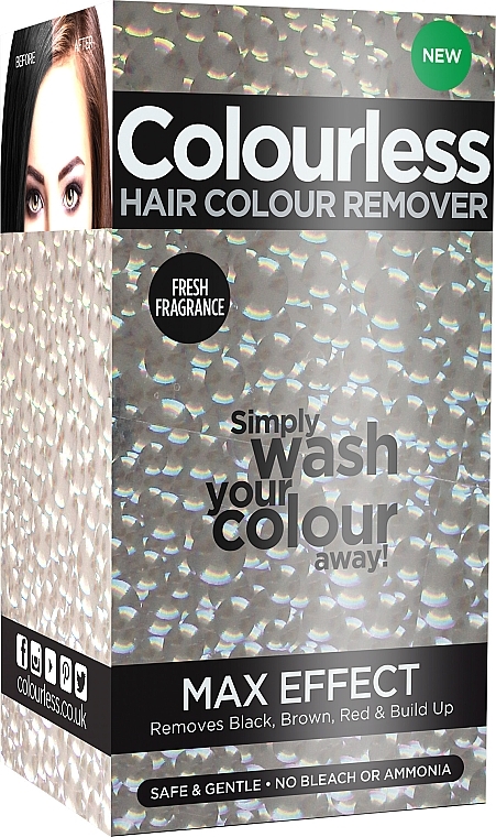 Hair Color Remover - Colourless Max Effect Hair Colour Remover — photo N1