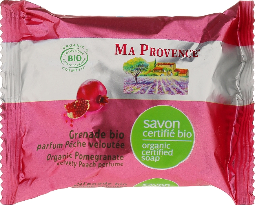 Biorganic Soap with Pomegranate Scent - Ma Provence Organic Soap — photo N1