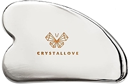 Fragrances, Perfumes, Cosmetics Menstrual Cup with Ball Stem, M-size, golden sequins - Crystallove Cryo Ice Gua Sha