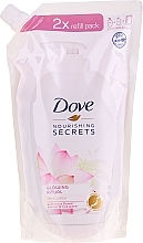 Fragrances, Perfumes, Cosmetics Hand Liquid Soap "Lotus Flower" - Dove Nourishing Secrets Glowing Ritual Hand Wash (doypack)