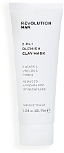 Fragrances, Perfumes, Cosmetics Clay Face Mask - Revolution Skincare Man 2-in-1 Blemish Clay Mask