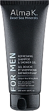 Refreshing Body & Hair Shampoo - Alma K For Men Refreshing Shampoo and Shower Gel	 — photo N1