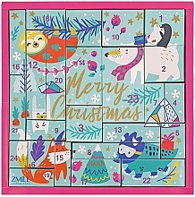 Fragrances, Perfumes, Cosmetics Advent Calendar, 24 products - Zmile Cosmetics Puzzle Funny Animals Merry Christmad Advent Calendar