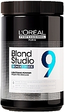 Fragrances, Perfumes, Cosmetics Bleaching Powder - L'Oreal Professionnel Blond Studio 9 Blonder Inside