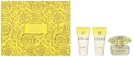 Fragrances, Perfumes, Cosmetics Versace Yellow Diamond - Set (edt/50ml + b/lot/50ml + sh/gel/50ml)