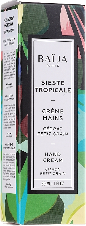 Hand Cream - Baija Sieste Tropicale Hand Cream — photo N3
