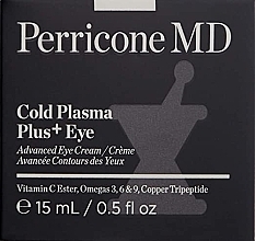 Fragrances, Perfumes, Cosmetics Anti-Aging Eye Cream Serum - Perricone MD Cold Plasma+ Advanced Eye Cream