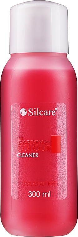 Nail Cleaner - Silcare The Garden of Colour Cleaner Coconut Red — photo N1