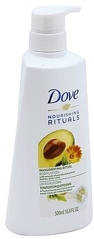 Body Lotion with Avocado Oil & Calendula Extract - Dove Nourishing Secrets Invigorating Ritual Body Lotion — photo N5