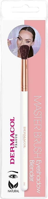 Eyeshadow Blending Brush - Dermacol Master Brush Rose Gold D82 — photo N1