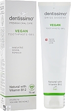 Tooth Paste-Gel "Vegan" with Vitamin B12 - Dentissimo Vegan with Vitamin B12 — photo N1