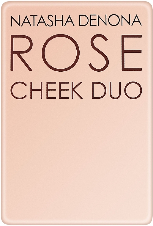 Creamy Blush and Highlighter - Natasha Denona Rose Cheek Duo Cream Blush & Highlighter — photo N2