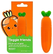 Fragrances, Perfumes, Cosmetics Carrot Lip Balm - Mad Beauty Veggie Friends Carrot Lip Balm