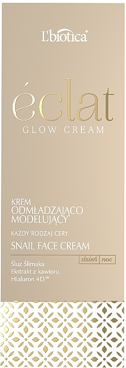 Rejuvenating & Modeling Face Cream - L'biotica Eclat Clow Cream — photo N2