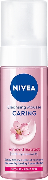 Gentle Face Cleansing Mousse for Dry & Sensitive Skin - NIVEA Aqua Effect — photo N1