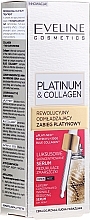 Fragrances, Perfumes, Cosmetics Face Serum - Eveline Cosmetics Platinum & Collagen Luxury Concentrated Wrinkle Reducing Serum