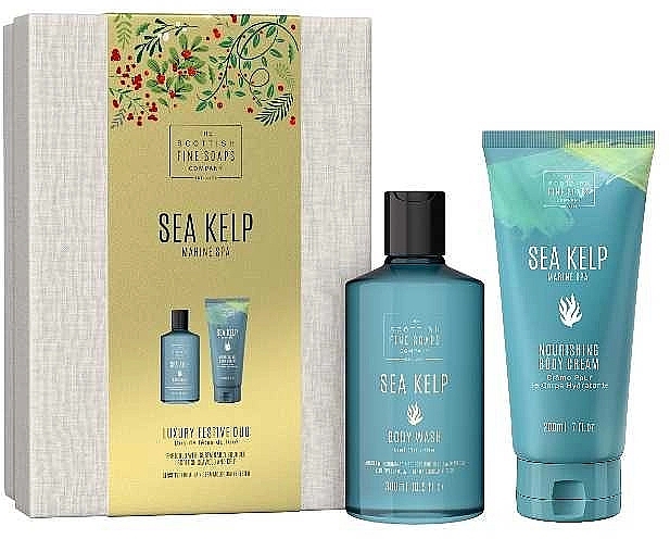 Set - Scottish Fine Soaps Sea Kelp Marine Spa Luxury Festival Duo (sh/gel/300ml + b/cr/200ml) — photo N1