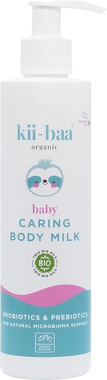 Baby Body Lotion with Probiotics and Prebiotics - Kii-baa Baby Caring Body Milk — photo N1