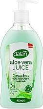 Liquid Cream Soap 'Aloe Vera Juice Extract' - Dalan Cream Soap Aloe Vera — photo N1