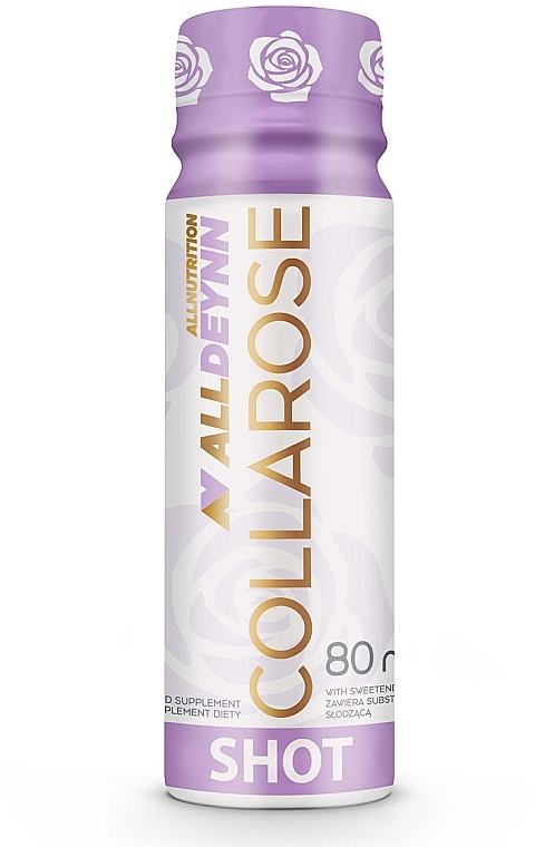 Raspberry and Strawberry Collagen Shot - AllNutrition AllDeynn CollaRose Shot Raspberry & Wild Strawberry — photo N1