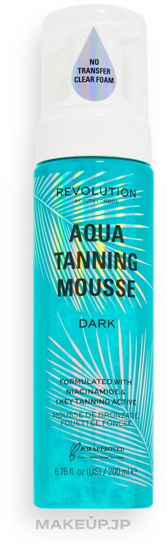 Tanning Mousse - Makeup Revolution Beauty Aqua Tanning Mousse — photo Dark