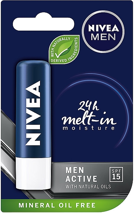 Lip Balm - NIVEA Men Active Care SPF 15 — photo N1