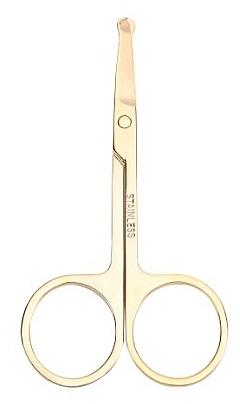 Baby Nail Scissors, B2317, golden - Deni Carte — photo N2