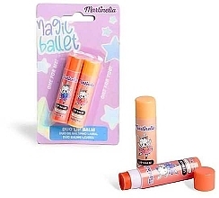 Martinelia Magic Ballet Duo Lip Balm - Strawberry & Orange Lip Balm Set — photo N1