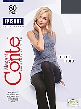 Fragrances, Perfumes, Cosmetics Episode Tights, 80 Den, grafit - Conte