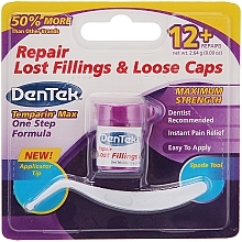 Fragrances, Perfumes, Cosmetics Repair for Lost Fillings & Loose Caps - DenTek Temparin Max