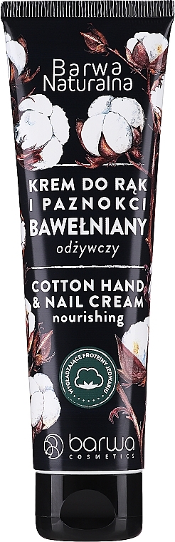 Nourishing Hand Cream with Silk Proteins - Barwa Natural Hand Cream — photo N1