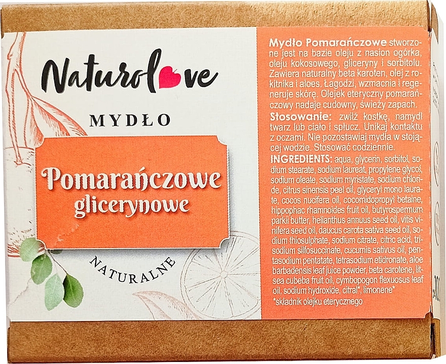 Orange Glycerin Soap - Naturolove Soap — photo N1