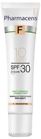 Mineral Mattifying Fluid SPF 30 - Pharmaceris F Mineral Mattifying Fluid Dermo-Foundation SPF 30 — photo 10 - Light