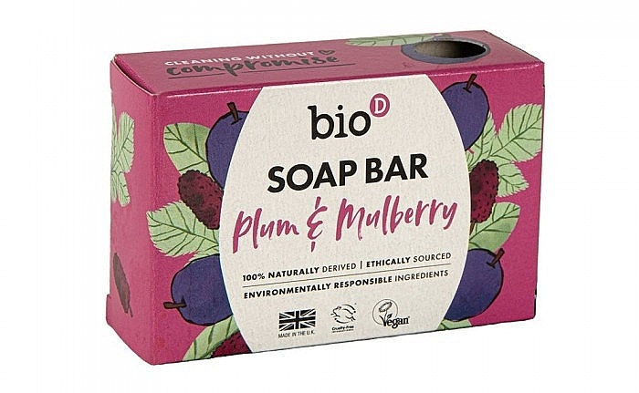 Plum & Mulberry Soap - Bio-D Plum & Mulberry Soap Bar — photo N1