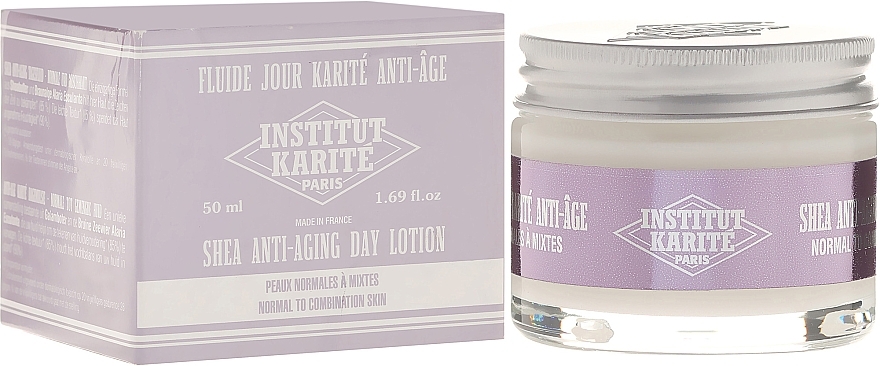 Day Face Lotion with Shea Butter for Extra Dry Skin - Institut Karite Shea Day Lotion — photo N1