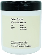Light Protective Mask for Colored Hair - Farmavita Back Bar No5 Color Mask Cream Plus — photo N2
