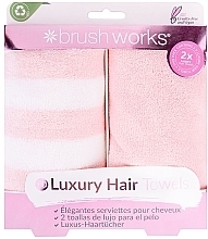 Fragrances, Perfumes, Cosmetics Hair Towel Set - Brushworks Luxury Hair Towels