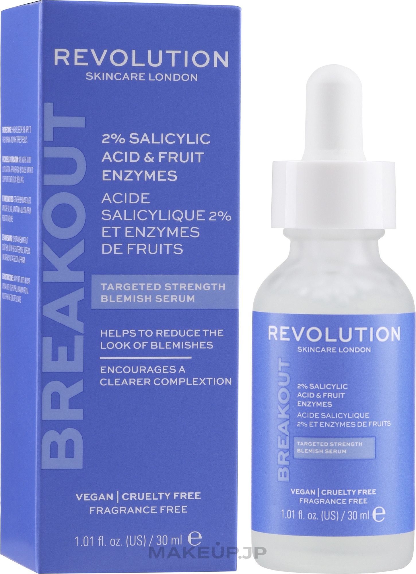 Face Serum with Salicylic Acid & Fruit Enzymes - Revolution Skincare Serum 2% Salicylic Acid & Fruit Enzymes — photo 30 ml