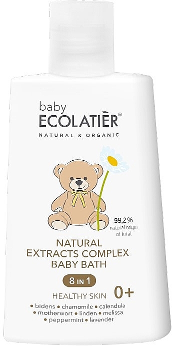 8-in-1 Natural Extracts Complex Baby Bath - Ecolatier Baby — photo N1