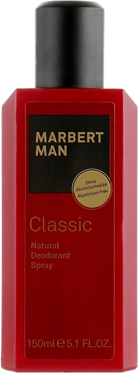 Natural Deodorant Spray - Marbert Man Classic Natural Deodorant Spray  — photo N1