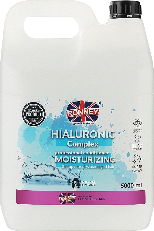 Conditioner - Ronney Professional Hialuronic Complex Moinsturizing Conditioner — photo N5