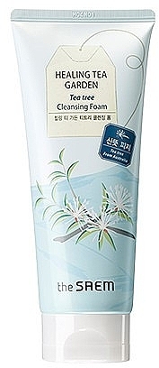 Face Cleansing Foam - The Saem Healing Tea Garden Tea Tree Cleansing Foam — photo N1