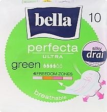 Sanitary Pads Perfecta Green Drai Ultra, 10 pcs - Bella — photo N1
