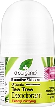 Deodorant "Tea Tree" - Dr. Organic Bioactive Skincare Tea Tree Roll-On Deodorant — photo N2