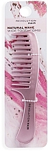 Wide Tooth Comb - Revolution Haircare Natural Wave Wide Tooth Comb — photo N2