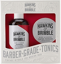 Fragrances, Perfumes, Cosmetics Set - Hawkins & Brimble Gift Set (shm/250ml + pomade/100ml)