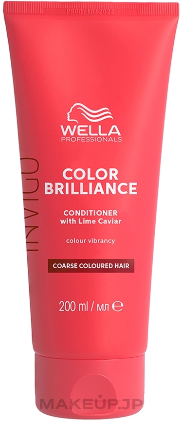 Color Brightening Conditioner for Coarse Colored Hair - Wella Professionals Invigo Colour Brilliance Coarse Conditioner — photo 200 ml