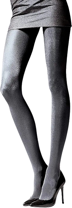 Metallic Tights 'Brilliance', 50 Den, graphite - Knittex — photo N3