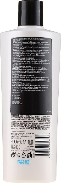 Sulfate-Free Conditioner for Colored Hair - Tresemme Colour Shineplex Conditioner  — photo N2